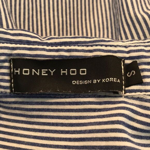 Aztec Southwestern Striped Button Down Shirt Sun Birds Sz S - Picture 9 of 10